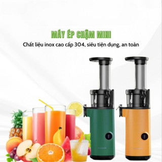 Máy Ép Chậm Mini Tiện Dụng Siêu Bền,Ép Kiệt 96% Bảo Hành 12 Tháng