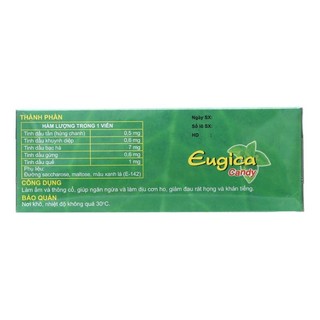 Kẹo Eugica candy mega hộp 100 viên