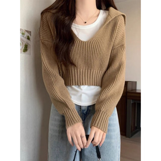 Set áo len croptop chất dày dặn hàng QC