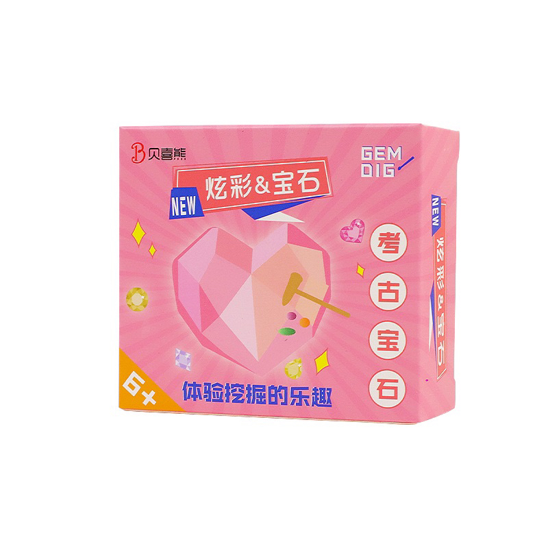 Đồ chơi khai quật hoá thạch đá quý cho bé