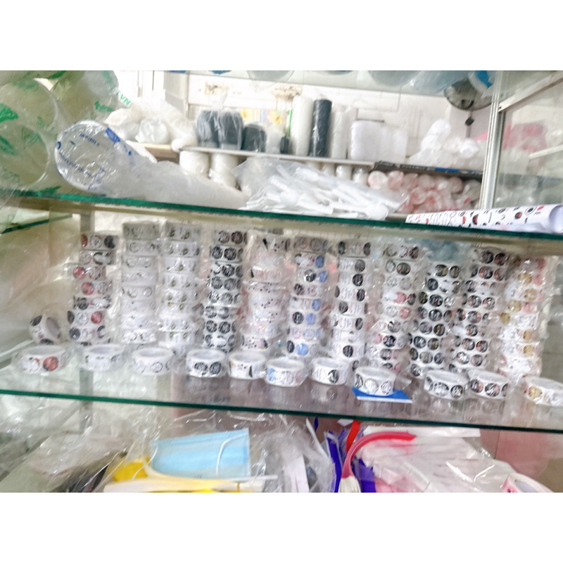 Combo 168 Tem dán chai nhựa, icon siêu hot chống nước