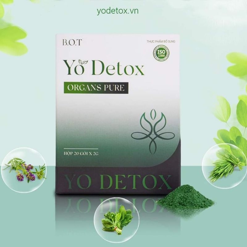 Yo Detox Sản phẩm bảo vệ sức khỏe và hỗ trợ giảm cân Yo Detox B.O.T chính hãng