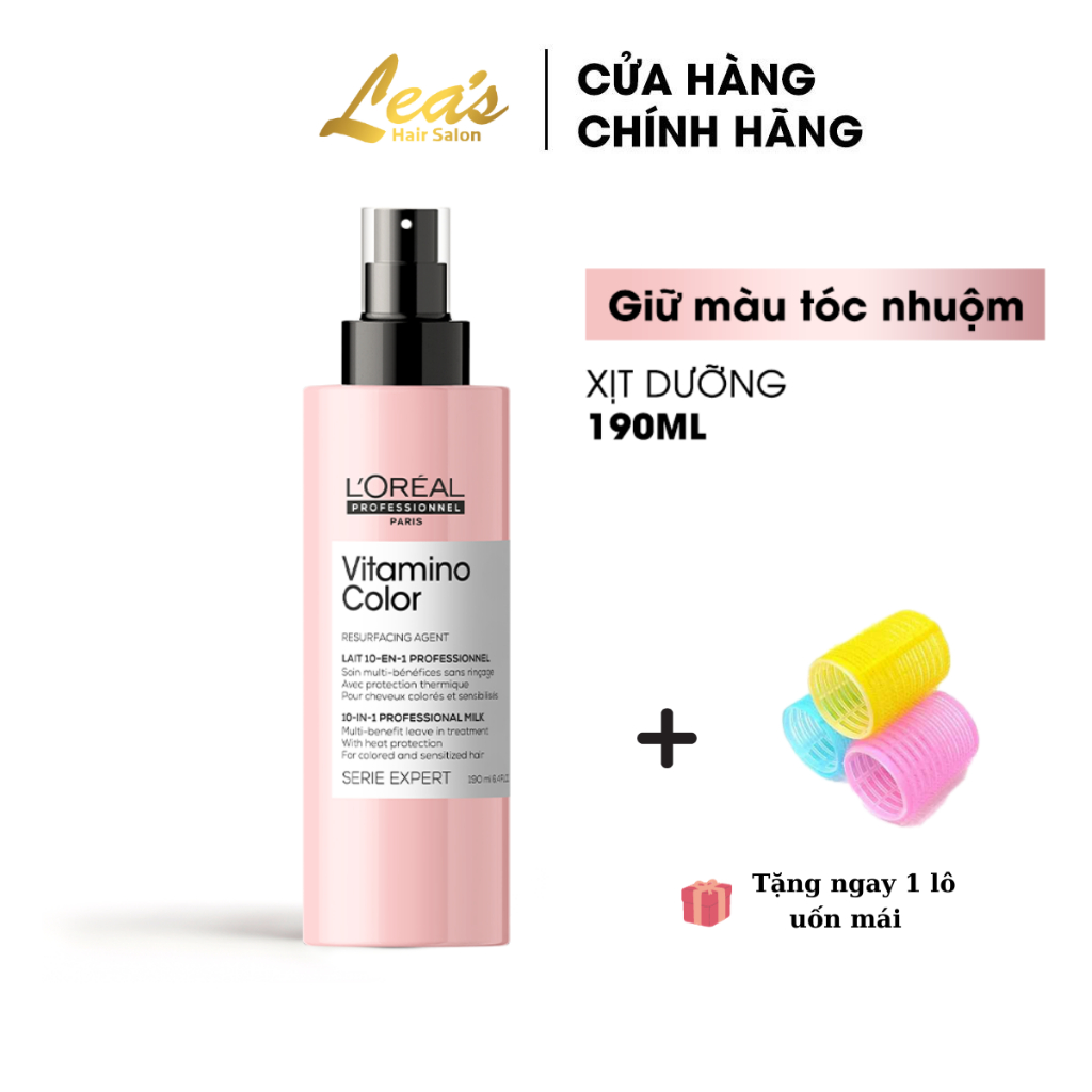 Xịt dưỡng đa năng 10 trong 1 dành cho tóc nhuộm LOREAL 190ml