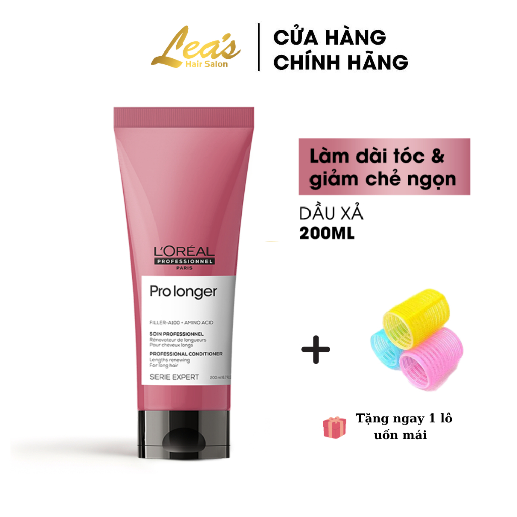 Dầu xả giúp tóc chắc khỏe giảm đứt gãy tóc LOREAL pro longer conditioner 200ml
