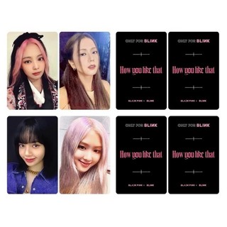 Set card ảnh unoff BLACKPINK - Lisa, Rose, Jennie, Jisoo - How You Like That