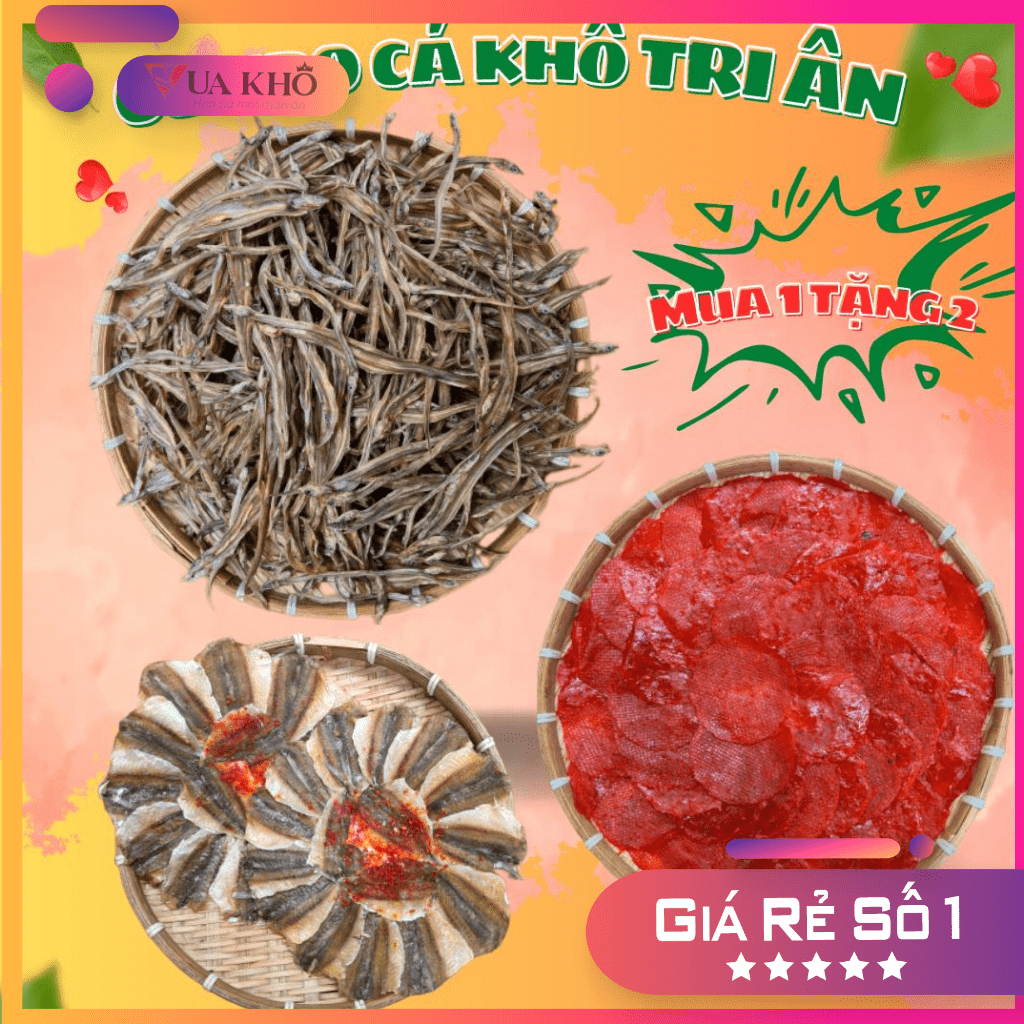 COMBO CÁ KHÔ   - Tặng kèm 2 MẸT khô cá
