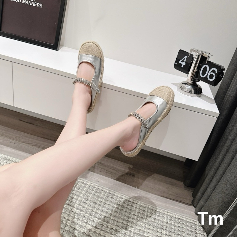 Giày sục mũi cói đế êm