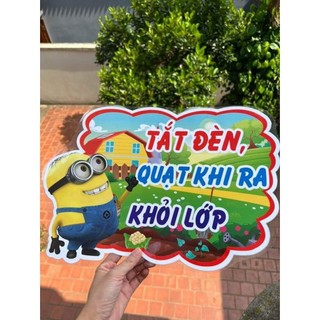 Khẩu hiệu trang trí lớp học mẫu mới