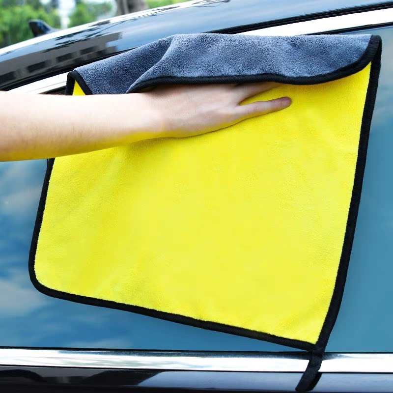 Khăn Lau Xe Ô Tô Xe Hơi Chuyên Dụng Siêu Thấm Hút - Khăn Lau Rửa Xe Hơi Ô Tô Lau Bếp Lau Kính 2 Lớp Cao Cấp