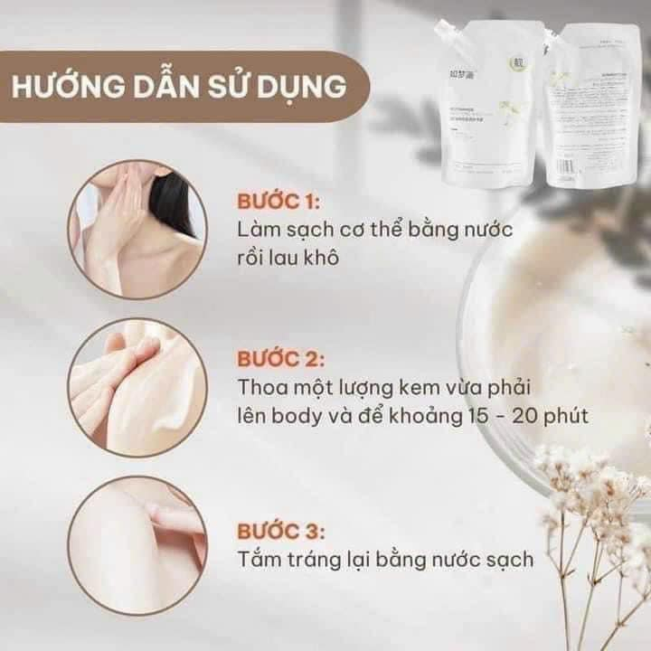 Ủ Trắng Hunmui - Tắm Trắng Sữa Tại Nhà