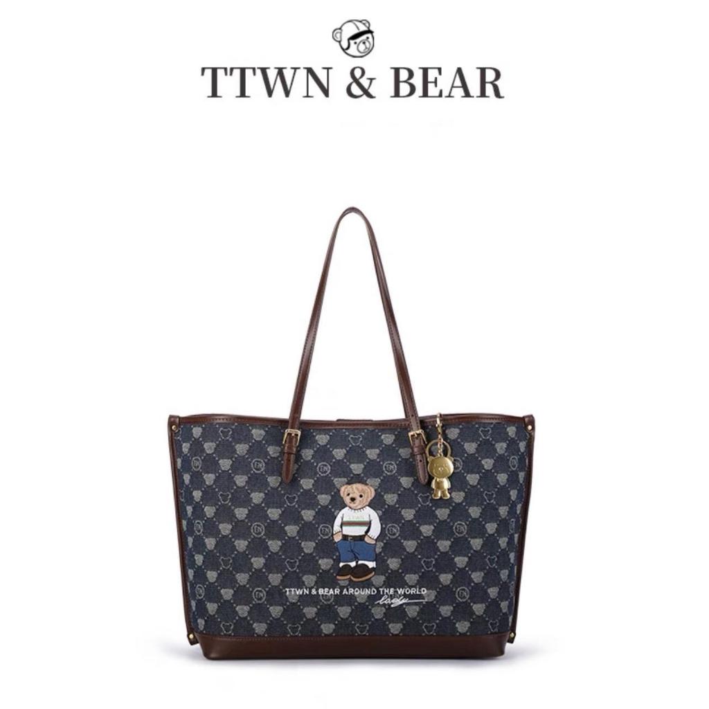 Túi Xách Dáng Tote Canvas Xanh TN3418