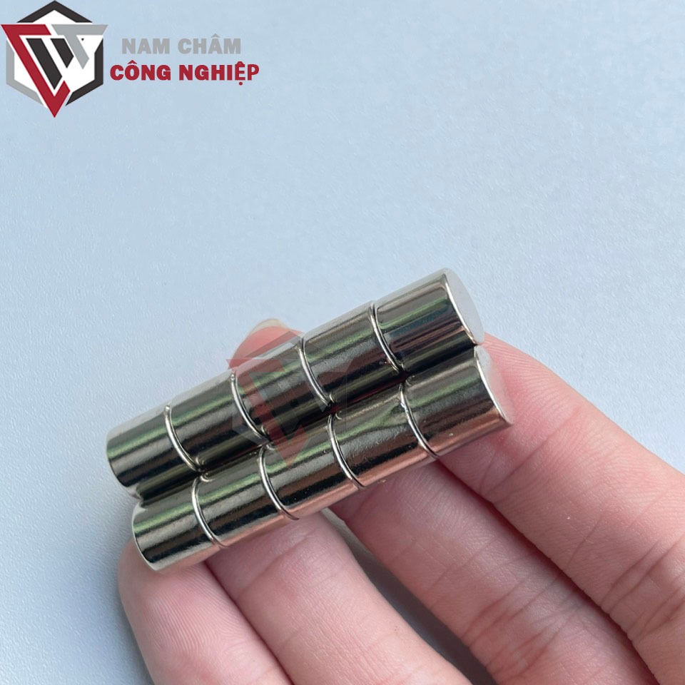 Nam châm tròn 10x10mm giá tốt siêu rẻ, nam châm đất hiếm