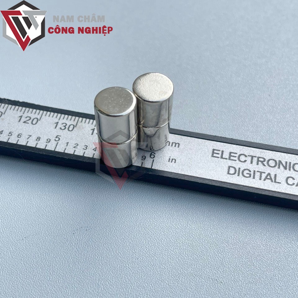 Nam châm tròn 10x10mm giá tốt siêu rẻ, nam châm đất hiếm