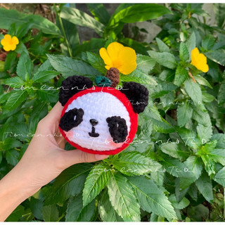 Ảnh tự chụp - Móc khoá gấu trúc len handmade
