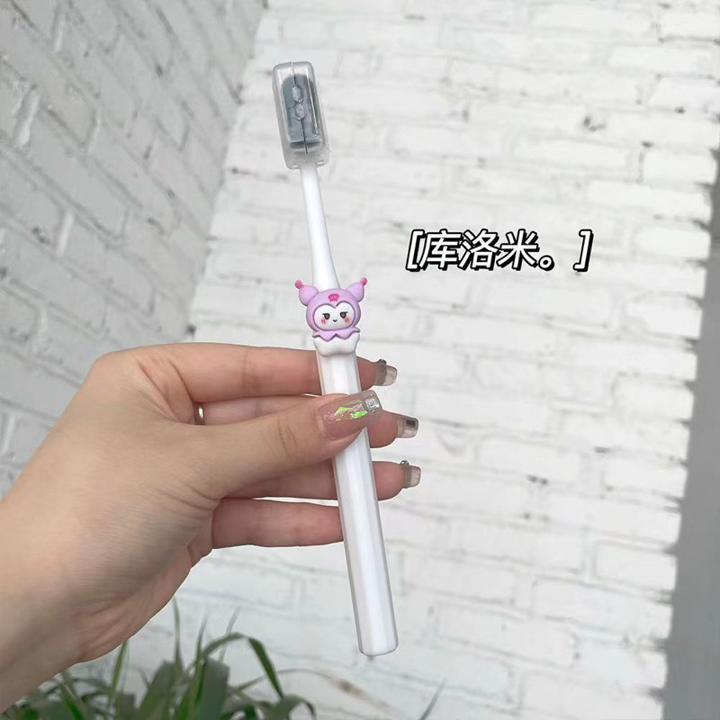 Bàn Chải Đánh Răng Lông Mềm Màu Kẹo Hình Cinnamoroll Melody Sanrio Dành Cho Trẻ Em Và Người Lớn
