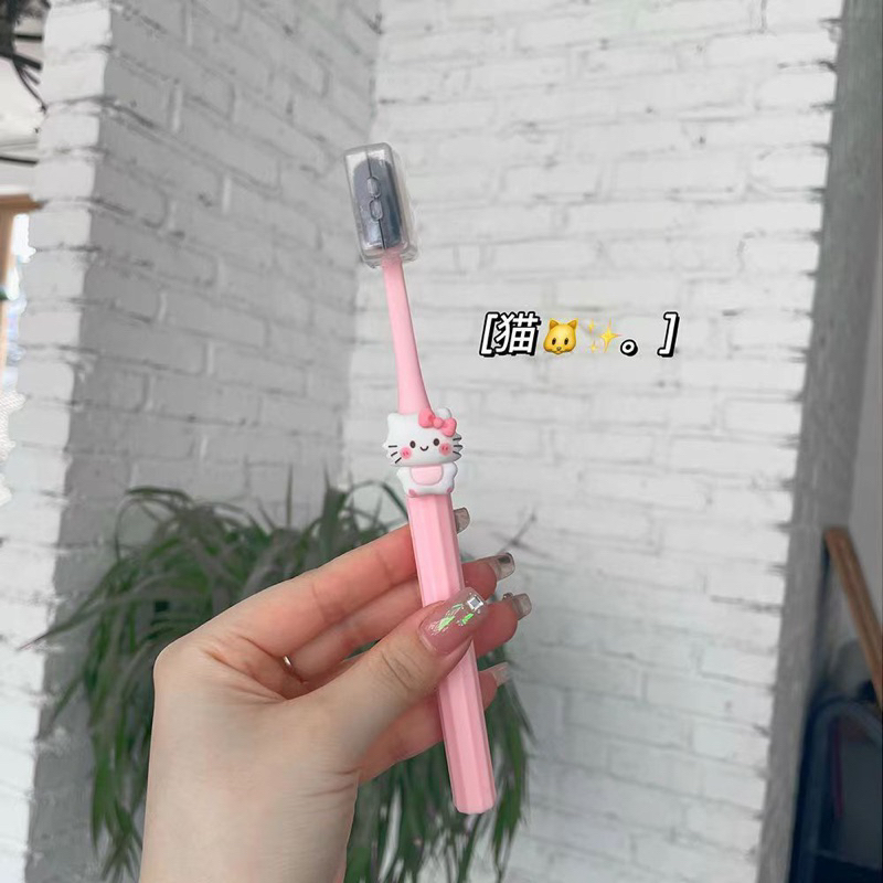 Bàn Chải Đánh Răng Lông Mềm Màu Kẹo Hình Cinnamoroll Melody Sanrio Dành Cho Trẻ Em Và Người Lớn