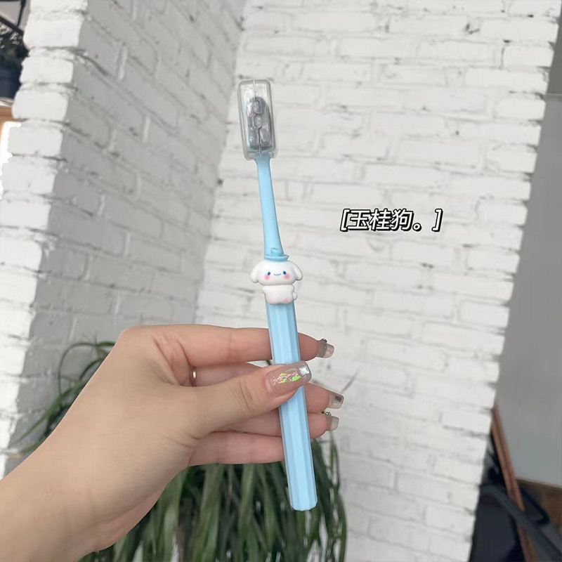 Bàn Chải Đánh Răng Lông Mềm Màu Kẹo Hình Cinnamoroll Melody Sanrio Dành Cho Trẻ Em Và Người Lớn