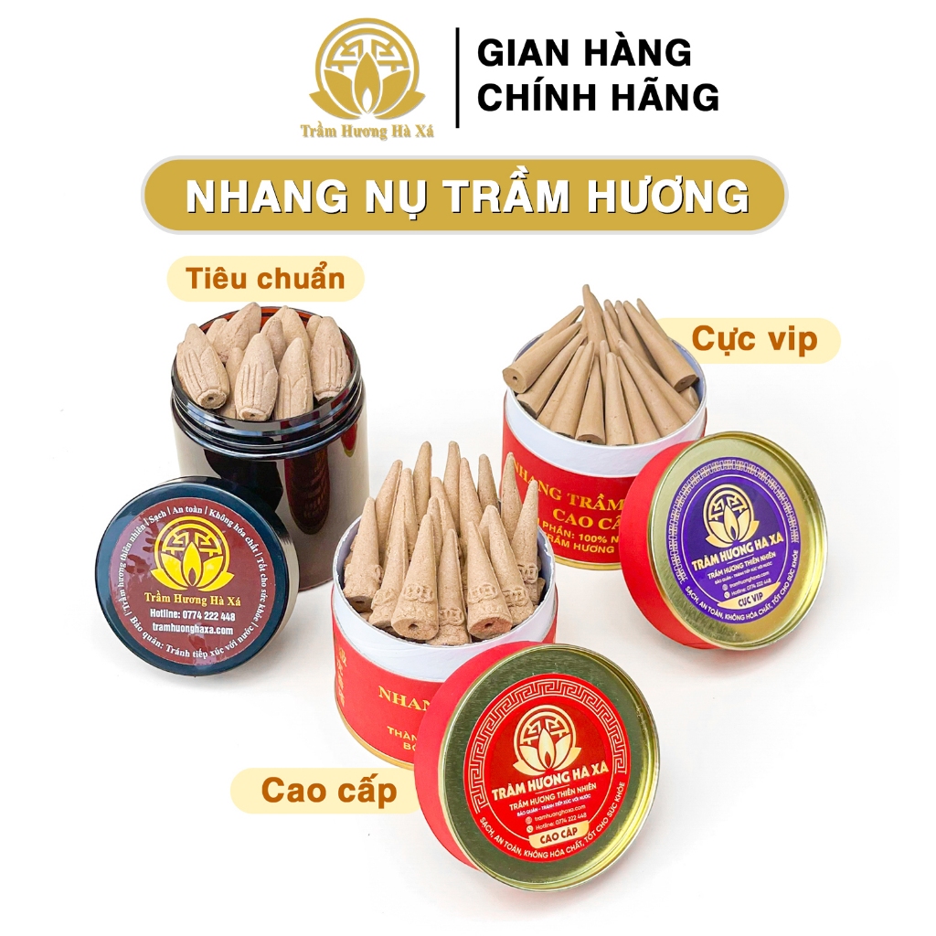 Nhang nụ trầm hương đốt xông nhà tẩy uế HÀ XÁ đồ thờ cúng phong thủy an toàn cho sức khỏe mang lại may mắn tài lộc