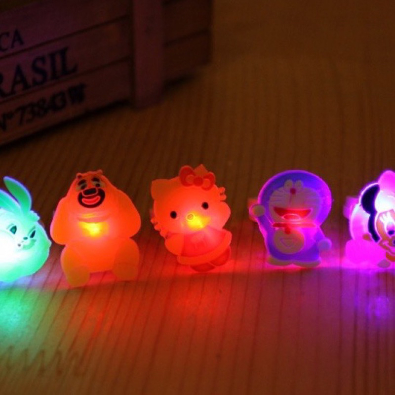 Nhẫn phát sáng nhiều mẫu, đồ chơi phụ kiện cho bé