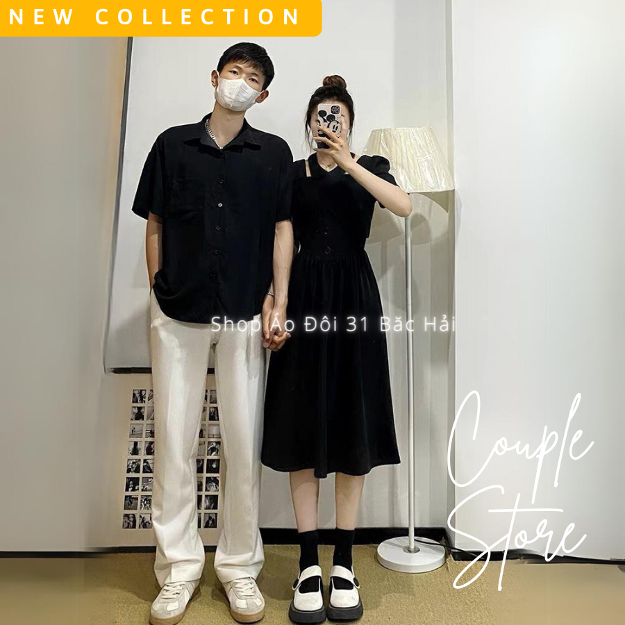 Đồ đôi nam nữ dễ thương - CÓ HÌNH CHỤP THẬT - set đồ cặp nam nữ, đồ đôi với người yêu trẻ trung