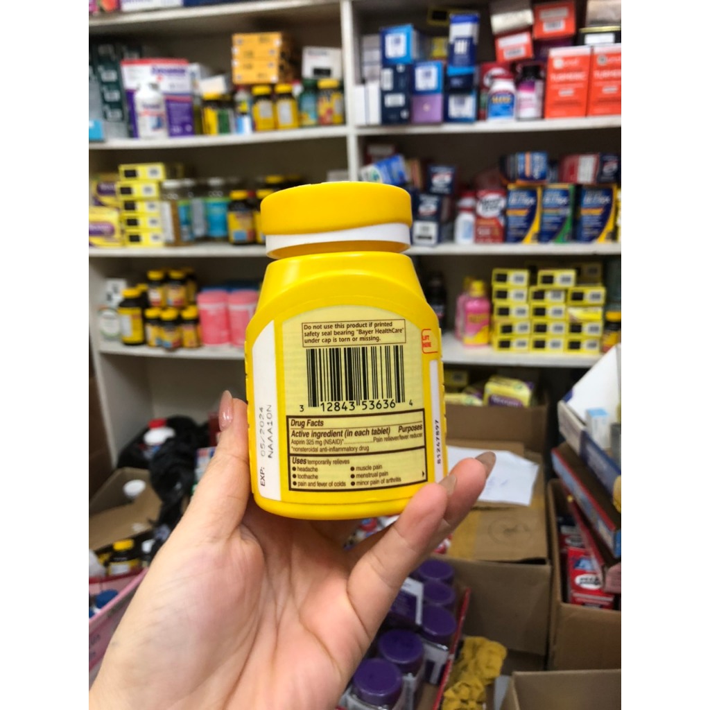 Hộp Viên AS.PI.RIN Regi.men Bay.er81mg, 325 mg