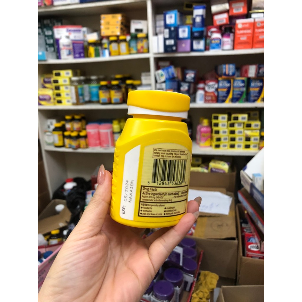 Hộp Viên AS.PI.RIN Regi.men Bay.er81mg, 325 mg