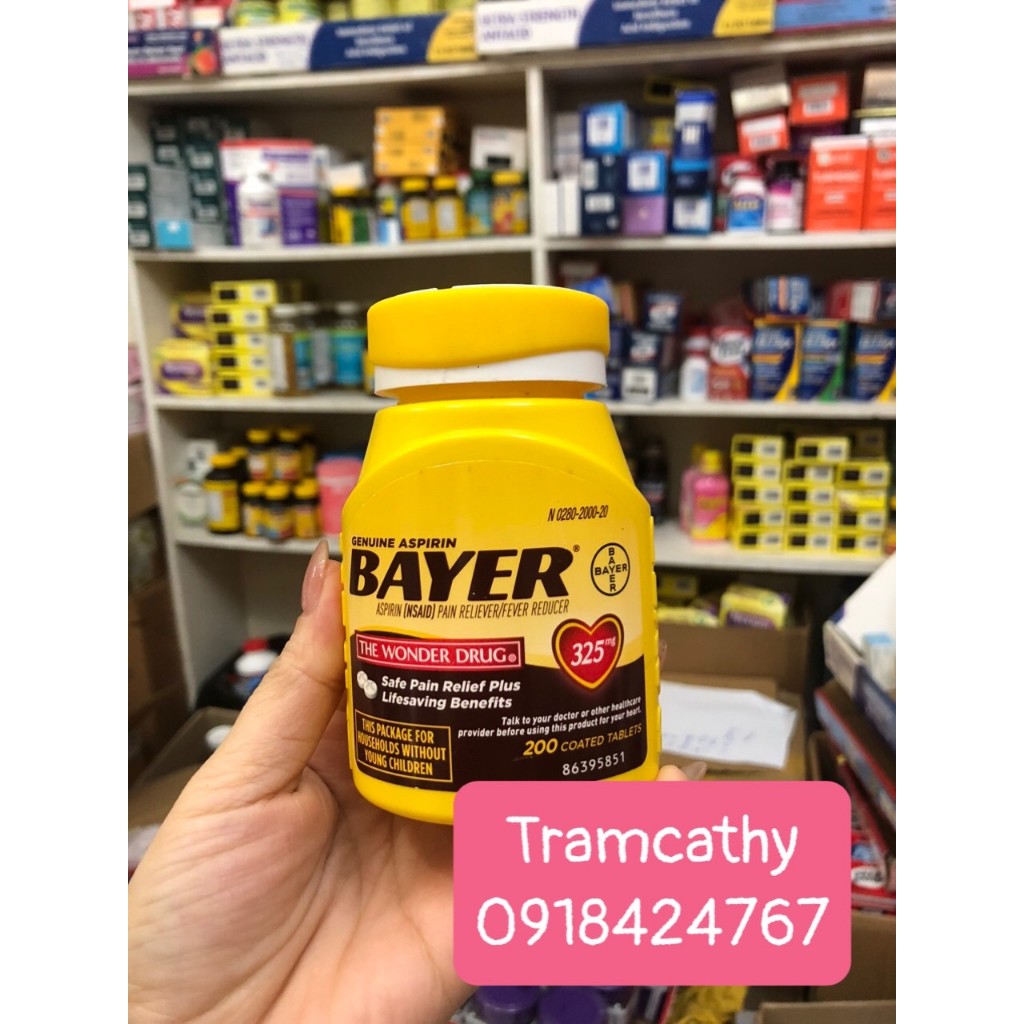 Hộp Viên AS.PI.RIN Regi.men Bay.er81mg, 325 mg