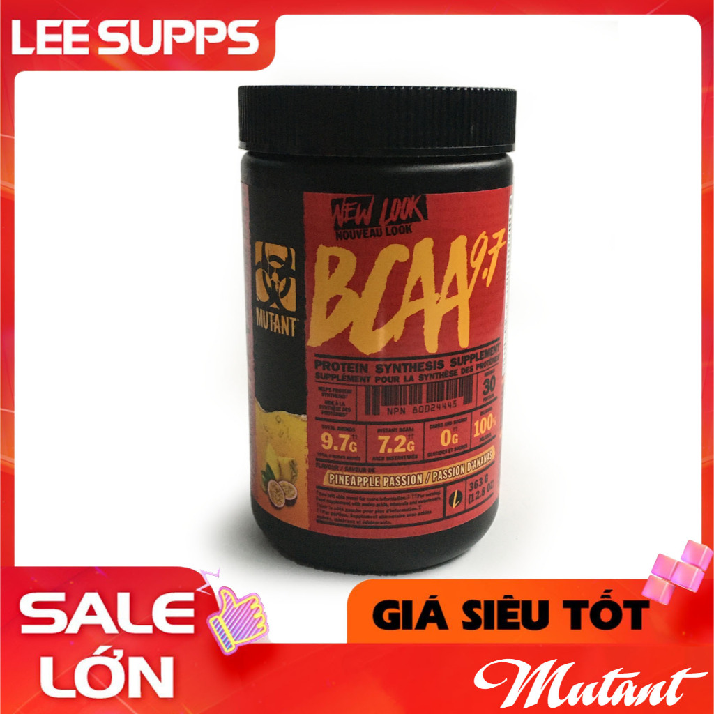 BCAA Mutant 30 lần dùng - Chống mỏi mệt bù nước tăng sức bền