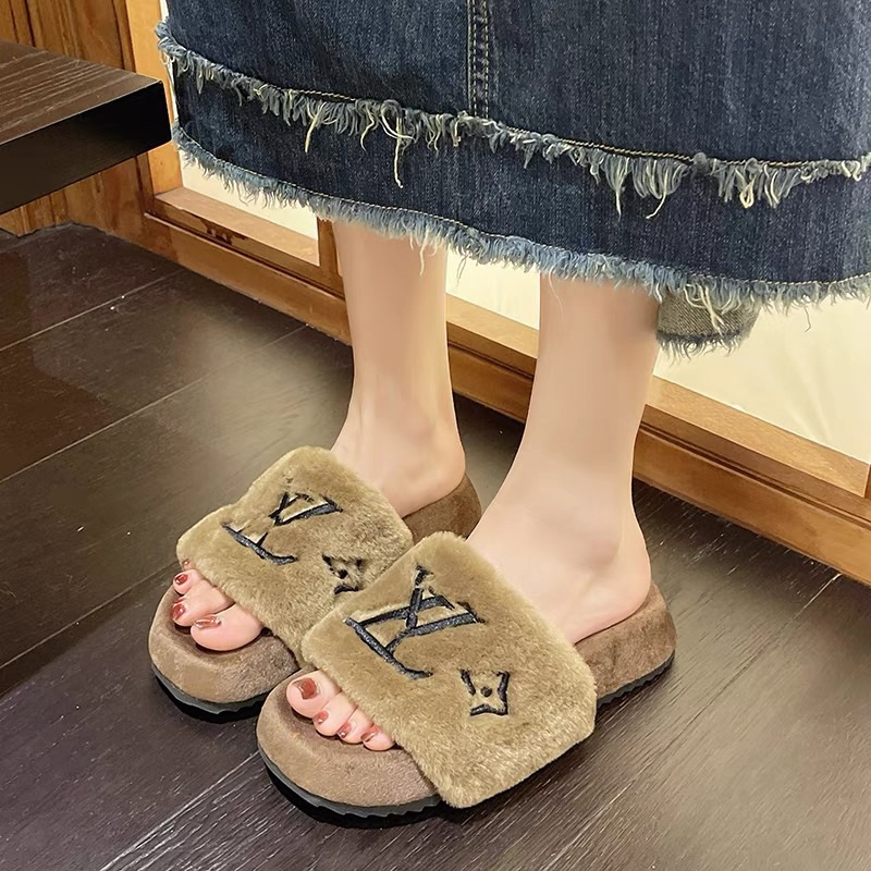 Dép lông cao cấp hàng full hộp . kèm hình thật 💯