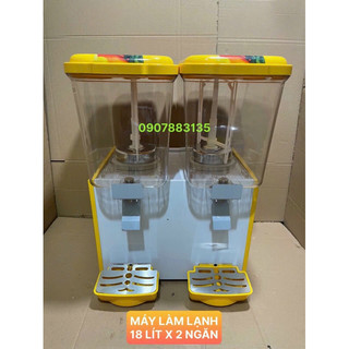 Máy làm lạnh thức uống 2 ngăn 18 lít x 2 phun