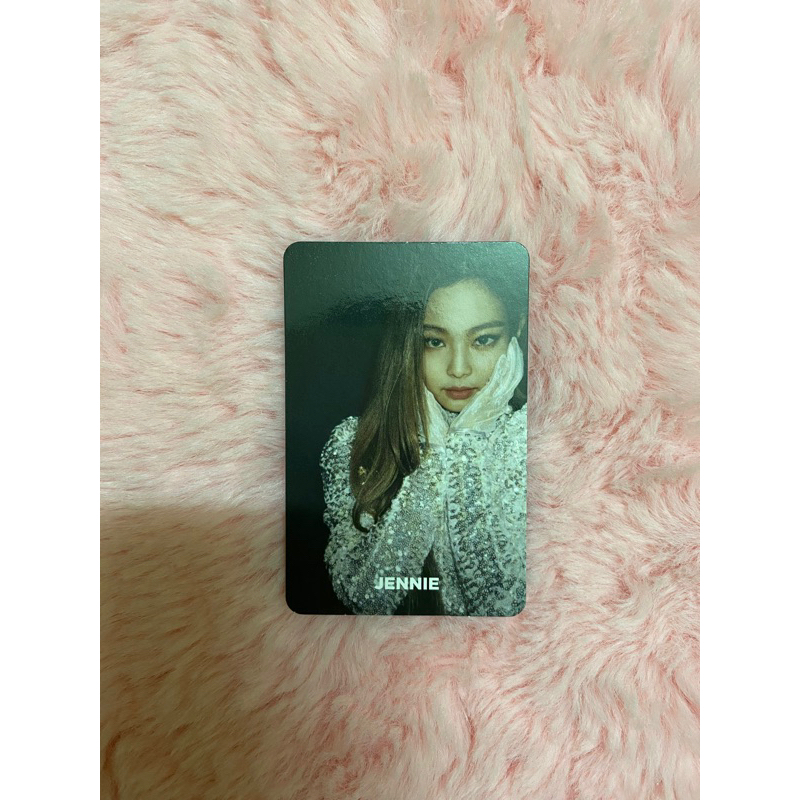 Card Blackpink Official. Card Jennie Square Up (Jen bạc)