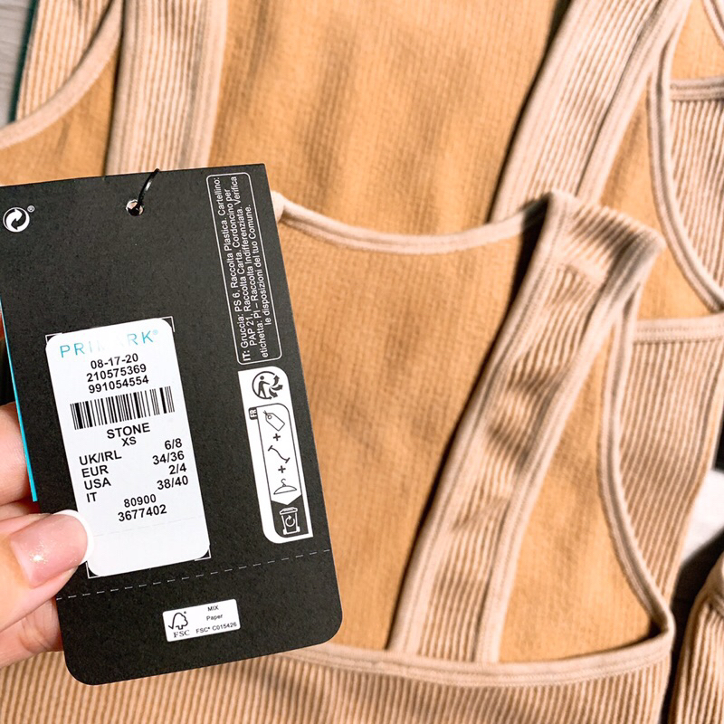 🐻 Tank seamless siêu xinh nhà PRlMARK