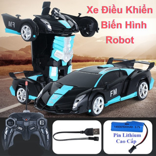 Xe điều khiển từ xa ô tô điều khiển đa dạng chức năng biến hình robot chạy siêu tốc thiết kế cao cấp