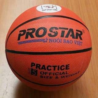 Bóng rổ pro start số 3,5,6,7. tặng kèm kim bơm , túi lưới đựng bóng, bóng rổ chính hãng 100%
