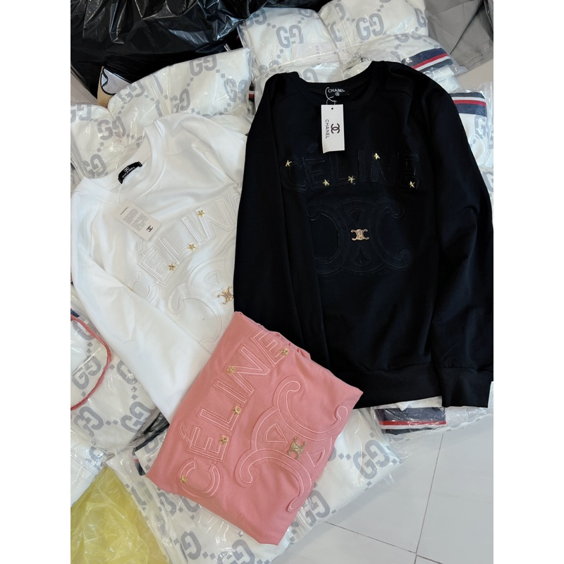 Áo nỉ Hình thêu -Hot