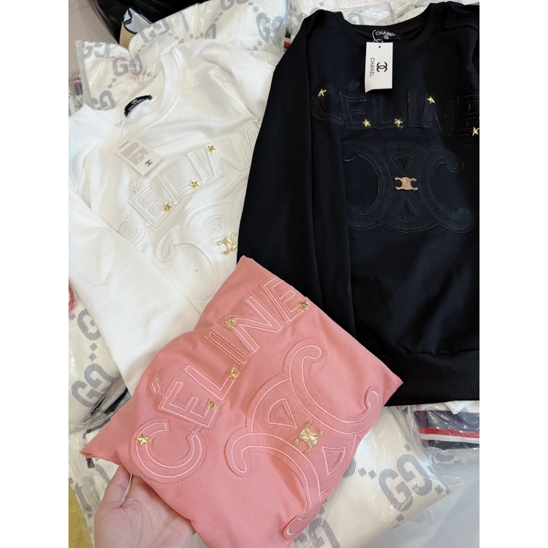 Áo nỉ Hình thêu -Hot