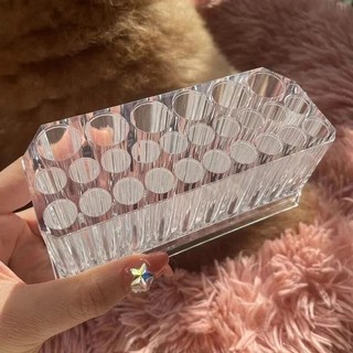 Khay cắm cọ Mica cao cấp 26 ô dùng để đựng cọ vẽ , cọ trang điểm