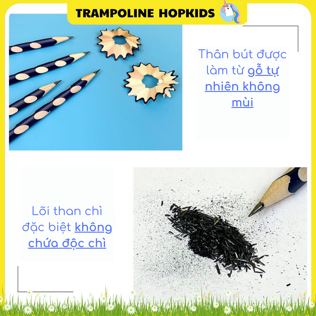 Combo 10 Bút Chì Định Vị 2B, HB Tặng 1 Gọt Bút Chì