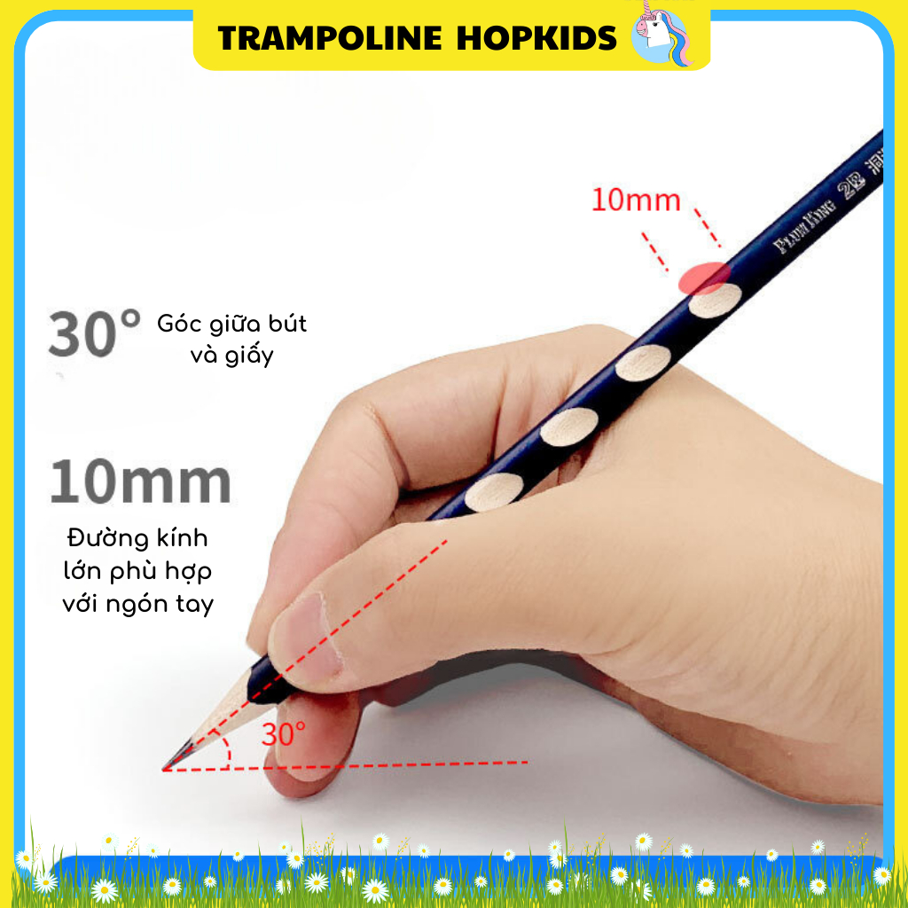 Combo 10 Bút Chì Định Vị 2B, HB Tặng 1 Gọt Bút Chì