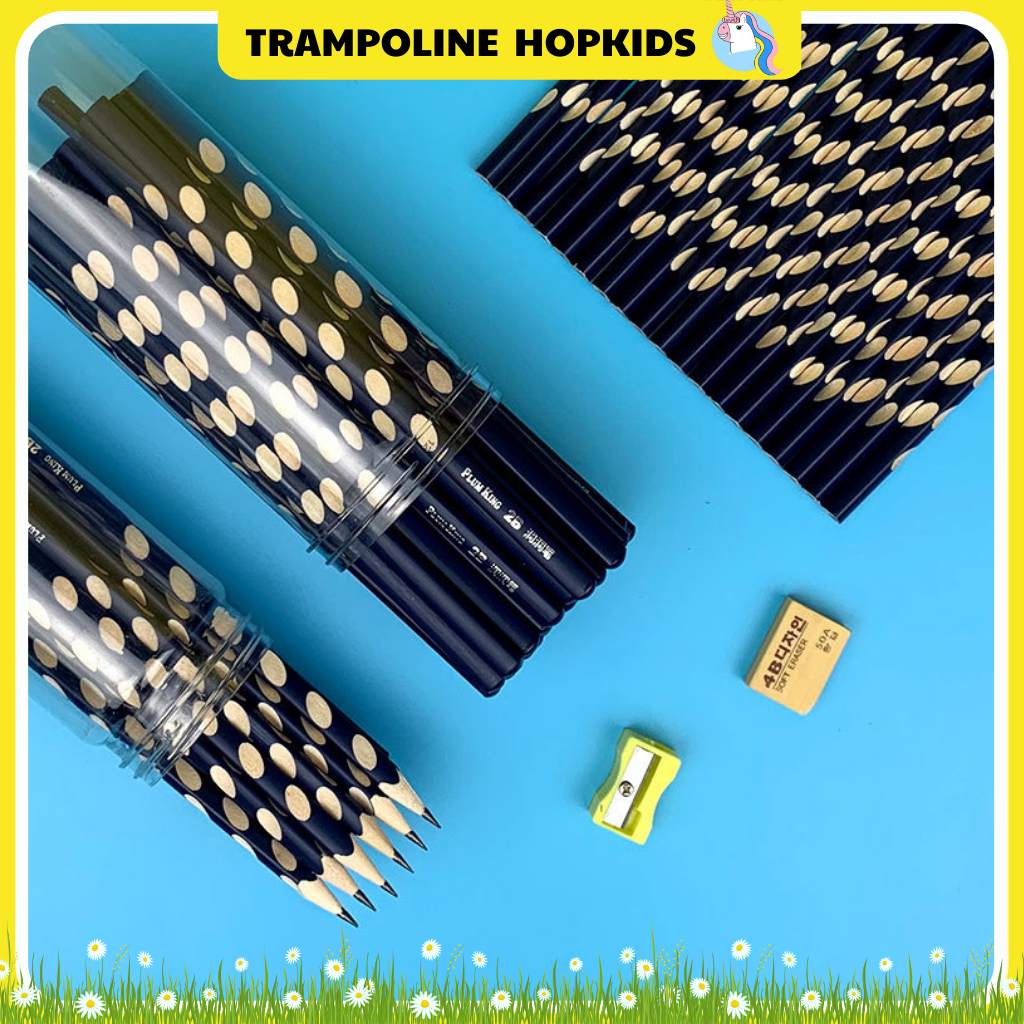 Combo 10 Bút Chì Định Vị 2B, HB Tặng 1 Gọt Bút Chì