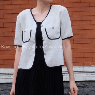 [KAYSTUDIO] BLAZER XÁM VITU