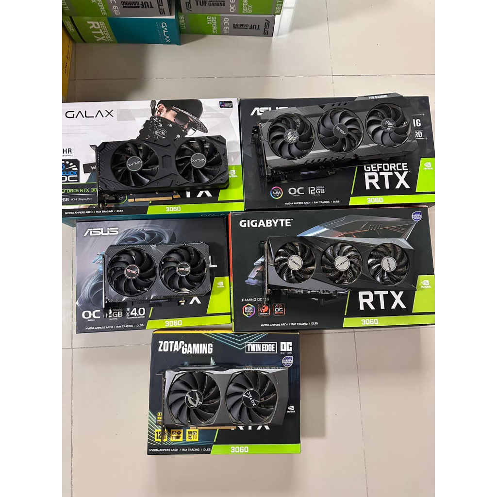 Card Màn Hình Vga RTX 3060 12GB - Bảo hành 1 Tháng