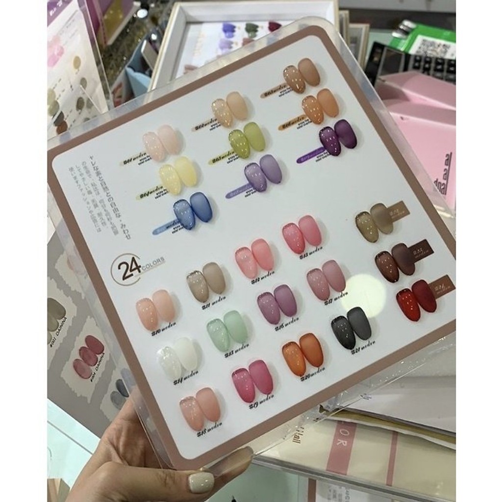 Set Sơn Gel Thạch 36 Màu CHÍNH HÃNG - Tặng kèm Bảng Màu