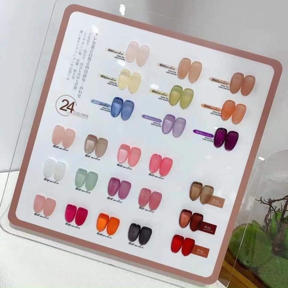 Set Sơn Gel Thạch 36 Màu CHÍNH HÃNG - Tặng kèm Bảng Màu