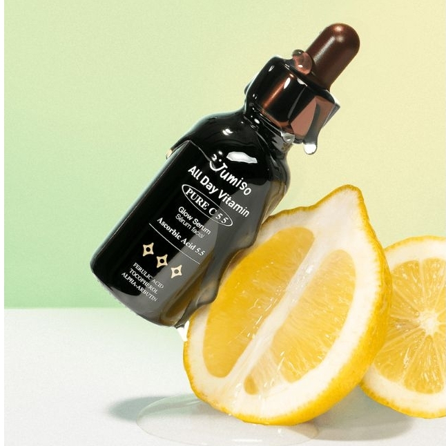 Tinh chất mờ thâm, dưỡng sáng đốm nâu Jumiso All Day Vitamin Pure C 5.5 Glow Serum 30ml - ninishop