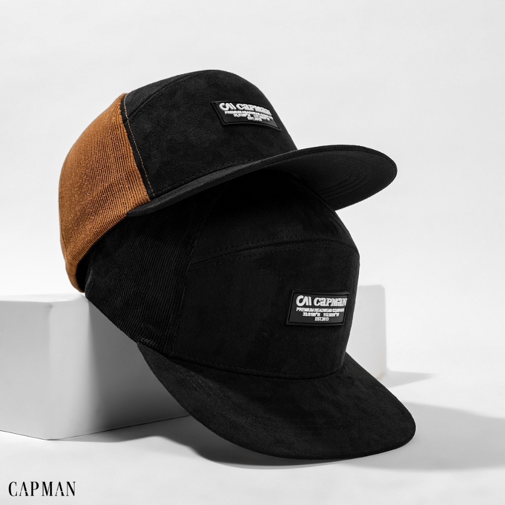 Mũ snapback lưỡi ngang CAPMAN chính hãng CM159