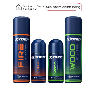 Lăn khử mùi Xmen 50ml Fire Wood Water Metal - 4 mùi hương nam tính kháng khuẩn & lưu hương 48h