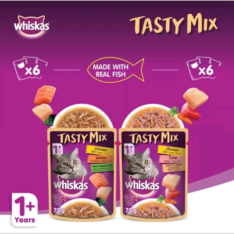Thức ăn cho mèo Pate Whiskas