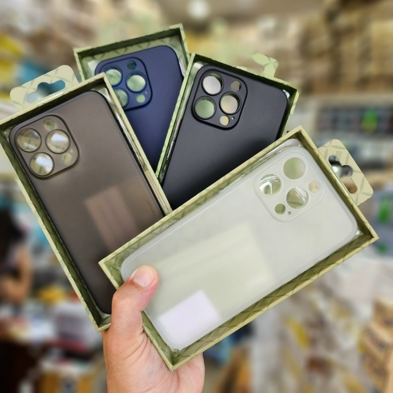 Ốp lưng Memumi nhám lụa siêu mỏng cho iPhone 15 Pro Max/ 15 Plus/ 15 Pro/ 15 bảo vệ camera chống Vân tay