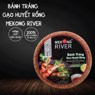 300g Bánh tráng gạo lứt Mekong River 22cm (Cuốn gỏi)